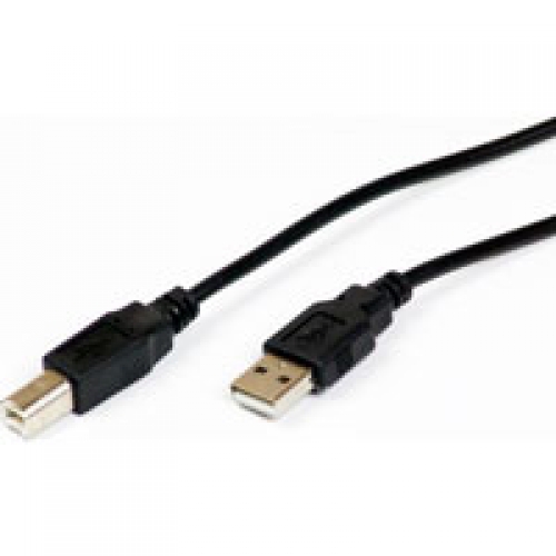 MediaRange USB 2.0-printer kabel, connector A / B, 3.0m, zwart